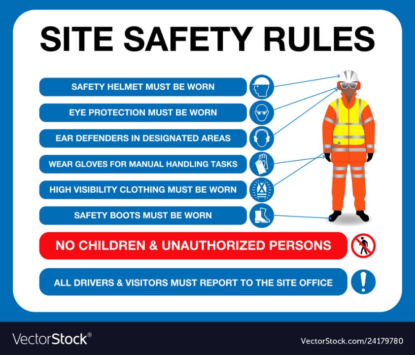 Safety Rules For Construction 